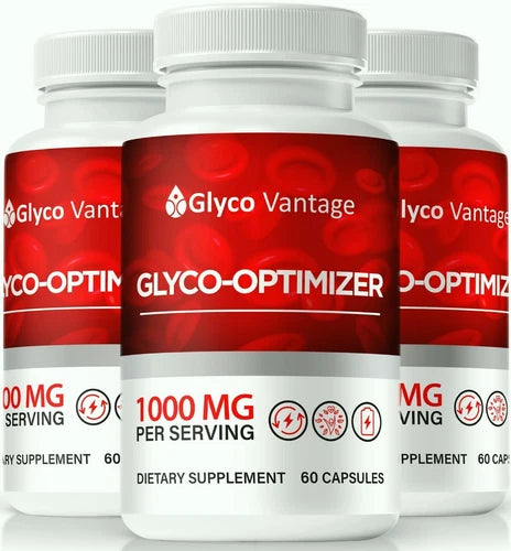(3 Pack) Glyco Vantage Glyco Optimizer, GlycoVantage for Blood Sugar & Pressure