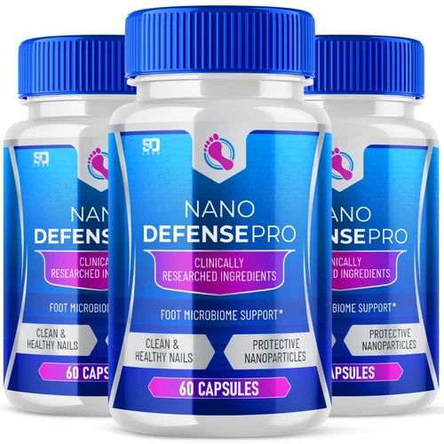 Nano Defense Pro for Healthy Skin and Nails Fungus Support Supplement 3Pack