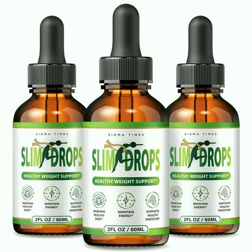 (3 Pack) Slim Drops  - SlimDrops Liquid Formula for Weight Loss