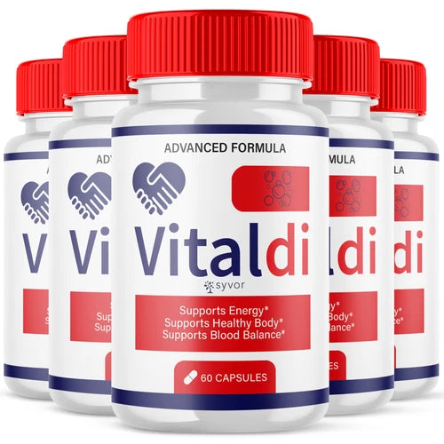 (5 Pack) Vitaldi Blood Pills Advanced Support Glycogen Supplement 300 Capsules