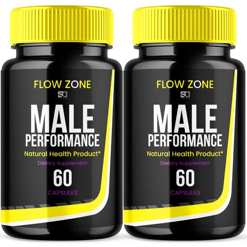 Flow Zone Male Pills - Boost Vitality and Support Stamina (2 Pack)