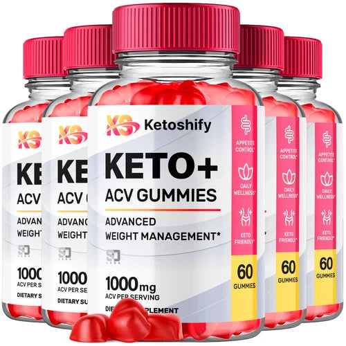 (5 Pack) Ketoshify Keto, Ketoshify ACV Weight Management Gummies (300 Gummies)