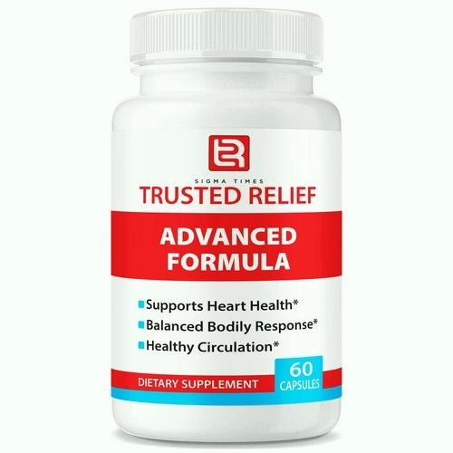 TrustedRelief Blood Support Pills for Managing Sugar & Pressure Levels 60ct