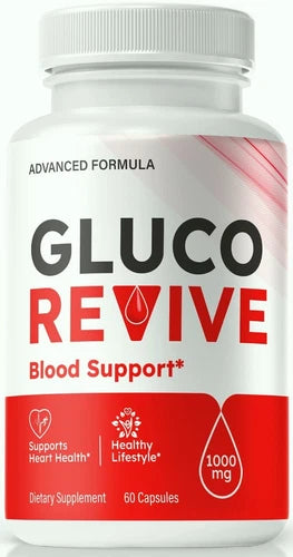 GlucoRevive Blood Health Capsules to Support Blood Sugar & Pressure 60ct
