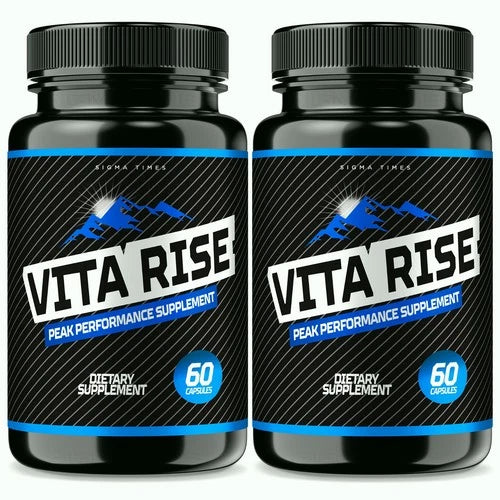 (2 Pack) Vita Rise for Men, Vita-Rise Male Health Pills, Enhancement Formula