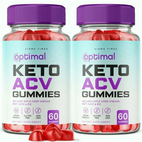 (2 Pack) OFFICIAL Optimal  Keto ACV Gummies Weight Loss Supplement -Optimal Keto