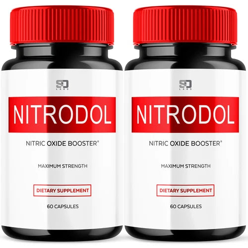 (2 Pack) Nitrodol Male Pills Maximize Energy, Vitality & Stamina 120 Capsules