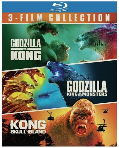 Godzilla / Godzilla King of the Monsters / Kong Skull Island Blu-ray
