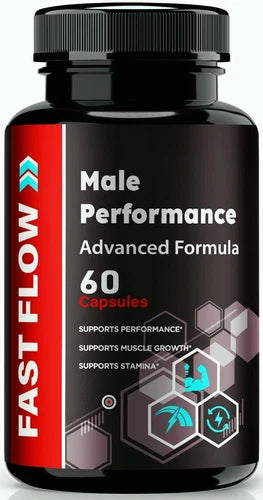 Fast Flow Male Enhancement Capsules, Advanced Performance Pills for Men 60ct
