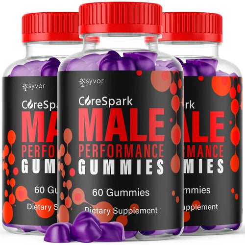 (3 Pack) Corespark Men's Gummies, Core Spark Advanced Pro Formula  180 Gummies