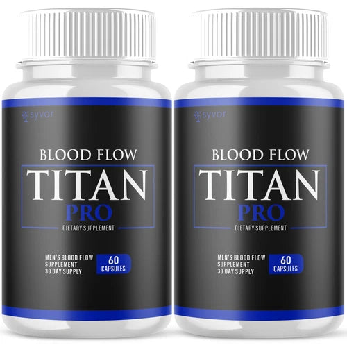 (2 Pack) Titan Pro Blood Advanced Support Glycogen Supplement 120 Capsules