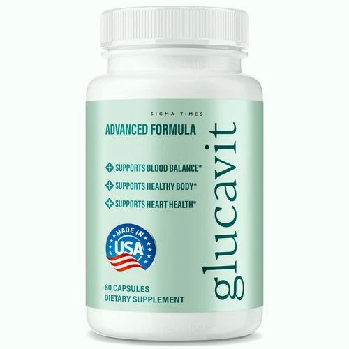 Glucavit Capsules, Gluca Vit Advanced Blood Support Formula (60ct)
