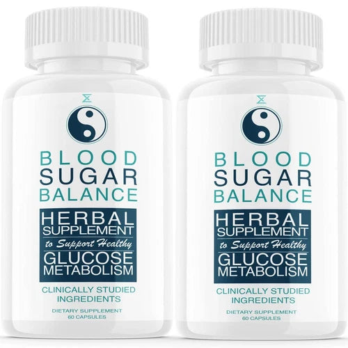 (2 Pack) Blood Sugar Balance Herbal Supplement, Official Formula, (120 Capsules)