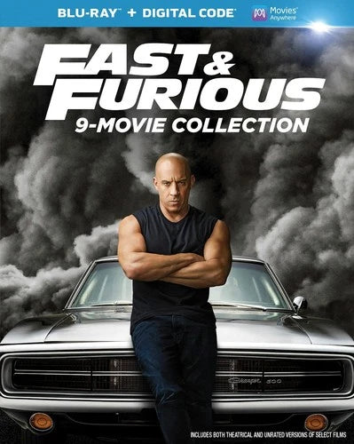 Fast & Furious 9-movie Collection Blu-ray Paul Walker