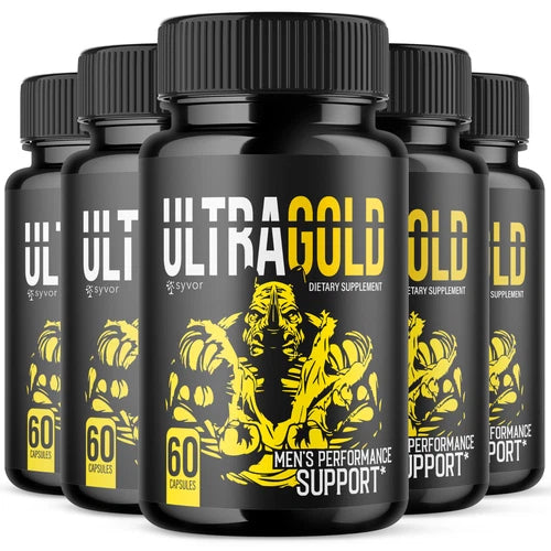 (5 Pack) Ultra Gold for Men Advanced Max Formula Vitamin Supplement 300 Capsules