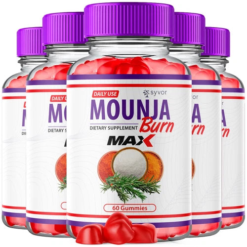 (5 Pack) Mounja Burn Max Keto ACV Gummies 1000MG Max Formula Vitamin 300 Gummies
