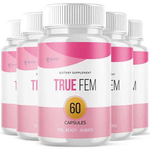 (5 Pack) True Fem for Women Advanced Wellness Support Supplement 300 Capsules