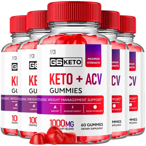 (5 Pack) G6 Keto ACV, G6 Keto ACV Gummies Advanced Weight Loss (300 Gummies)