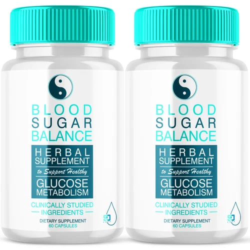 Blood Sugar Balance Herbal Supplement Support Pills 120 Capsules (2 Pack)