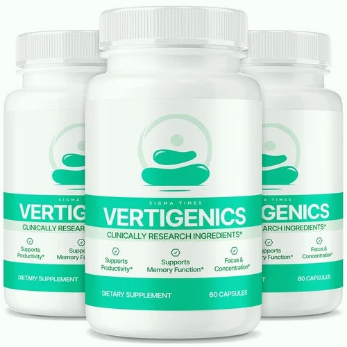 (3 Pack) Vertigenics Capsules to Support The Body’s Balance System & Dizziness