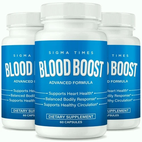(3 Pack) Blood Boost Formula – Blood Booster Supplement for Circulation Support
