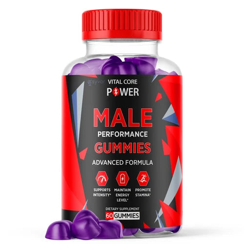 Vital Core Power Gummies For Men, Advanced Performance Supplement 60 Gummies