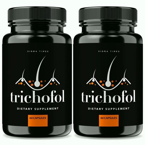 (2 Pack) Trichofol Dietary Pills to Control Hair Loss & Boost Hair Production