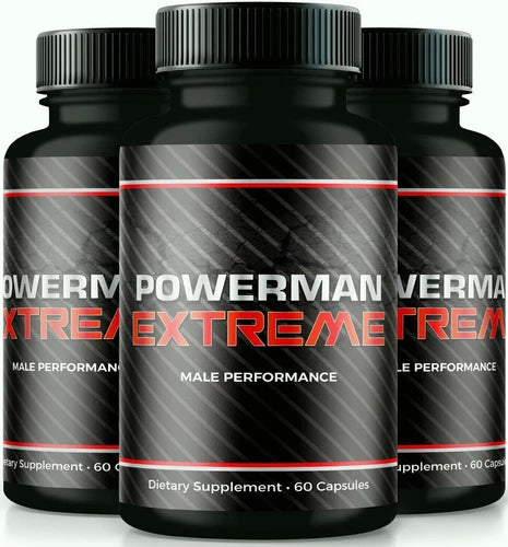 (3 Pack) Powerman Extreme Pills for Men, Power Man for Stamina & Performance