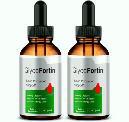 (2 Pack) GlycoFortin, Glyco Fortin Drops for Blood Sugar & Pressure Support