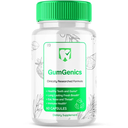 Gum Genics Oral Probiotic - GumGenic Supports Healthy Teeth & Gums - 60 Capsules