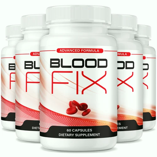 (5 Pack) Blood Fix Capsules, BloodFix Advanced Blood Health Support Formula