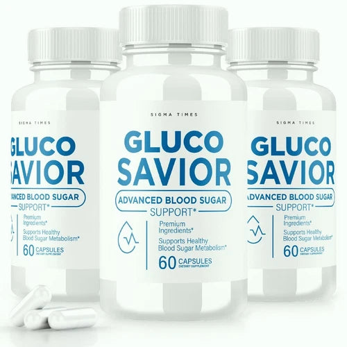 (3 Pack) Gluco Savior Capsules for Blood Support, Advanced Formula