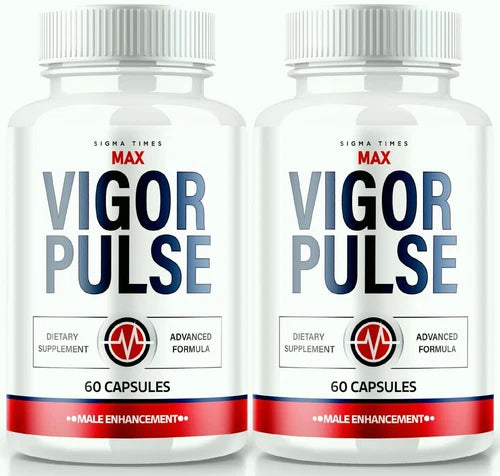 (2 Pack) Max Vigor Pulse Male Health Supplement to Boost Stamina and Libido