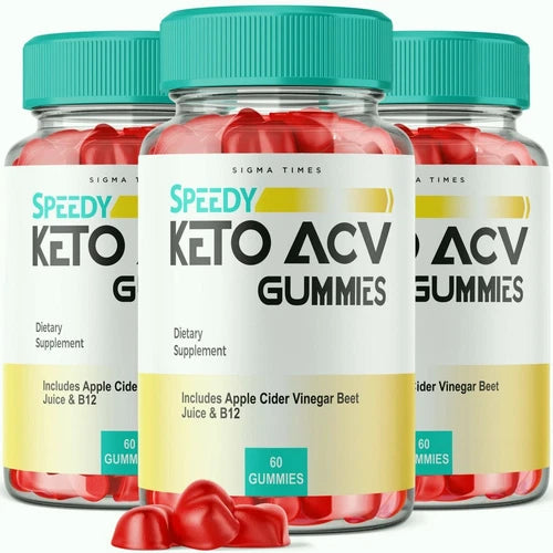 (3 Pack) OFFICIAL Speedy Keto Gummies Weight Loss Supplement - Speedy Keto ACV