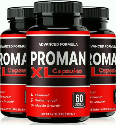 (3 Pack) Proman XL Capsules for Men, Pro Man XL Me Pills, Male Enhancement