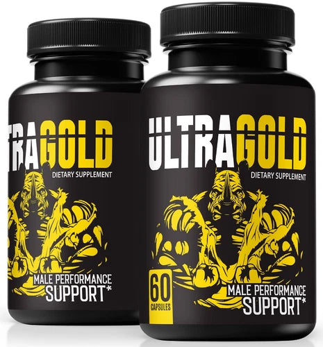 (2 Pack) Ultra Gold Pills Extreme Booster for Men, Advanced Male Formula