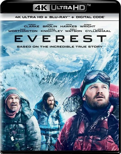 Everest 4K UHD Blu-ray Jake Gyllenhaal NEW