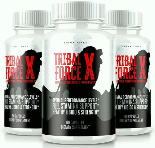 (3 Pack) Tribal Force X Supplement for Men to Boost Performance & Male Vitality