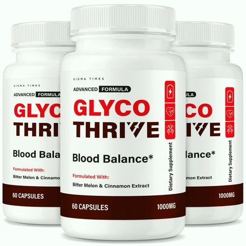 (3 Pack) Glyco Thrive Capsules, GlycoThrive Blood Support Supplement