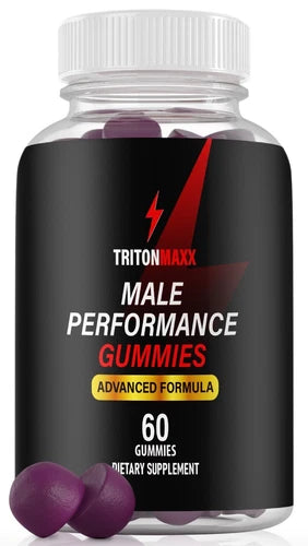 TritonMaxx Male Performance Gummies For Men, Advanced Male Formula 60ct