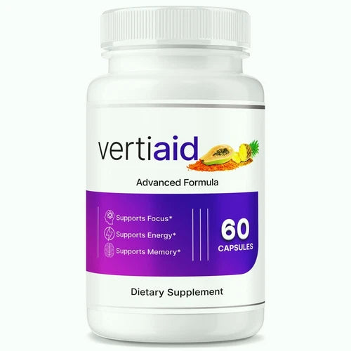 Vertiaid Brain & Memory Support Capsules, Advanced Cognitive Formula 60ct