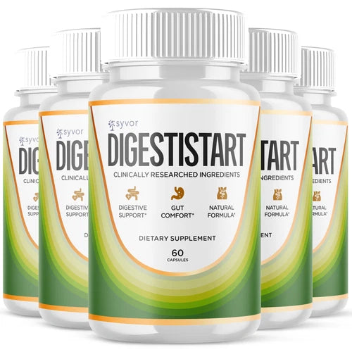 (5 Pack) Digestistart Probiotic Formula Enhance Digestive Function 300 Capsules