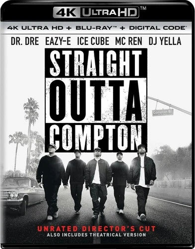 Straight Outta Compton 4K UHD Blu-ray Corey Hawkins NEW
