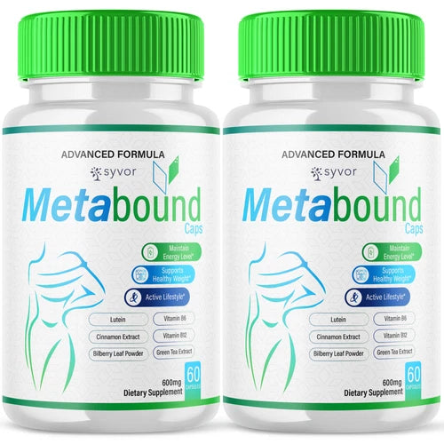 (2 Pack) Metabound Advanced Formula Natural Energy & Fitness Vitamin 120 Capsule