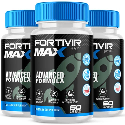 (3 Pack) Fortivir Max Advanced Formula Pills FortivirMax Supplement 180 Capsules