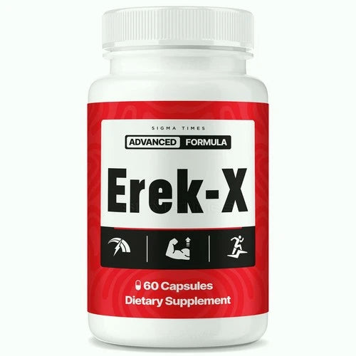 Erek-X Capsules for Men, ErekX Performance Pills for Male Health 60ct