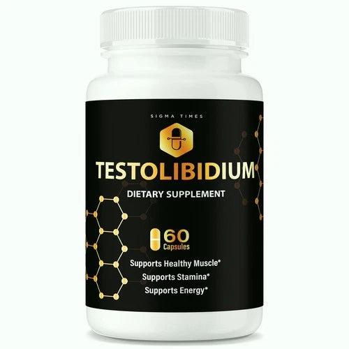 Testolibidium for Men, Advanced Testo Support for Overall Male Health  60ct