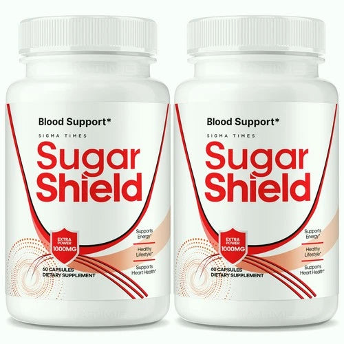 (2 Pack) Sugar Shield Blood Sugar Support Supplement for Healthy Blood Levels