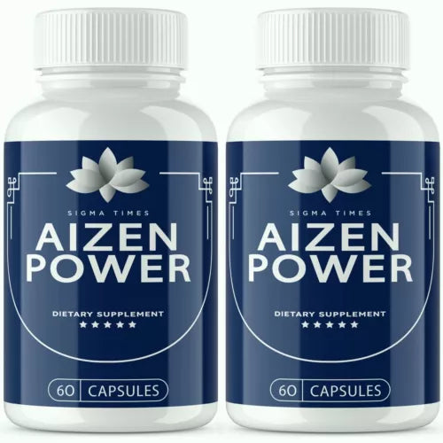 (2 Pack) Aizen Power Male Supplement for Drive & Energy